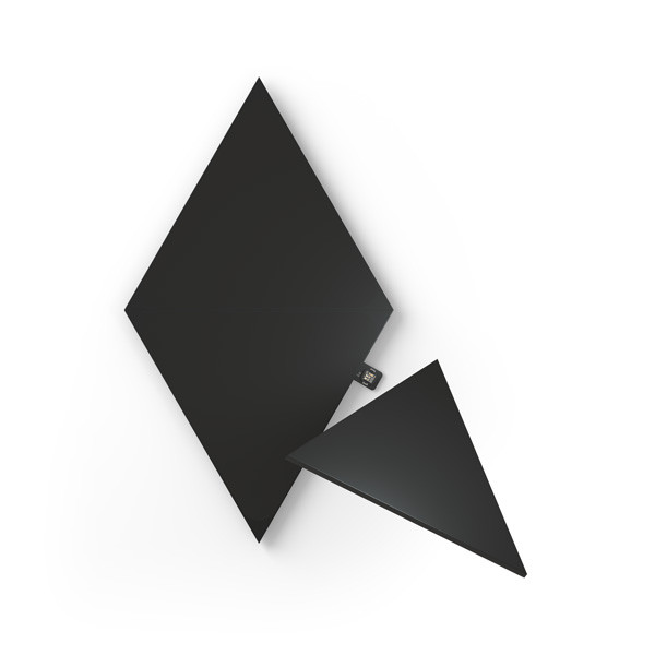 Nanoleaf(ナノリーフ) Shapes Black Triangle Nanoleaf Shapes Ultra Black Triangles | 3 stuks | Uitbreiding